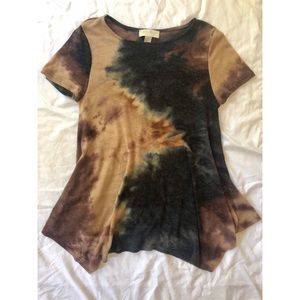 Tie-dyed top